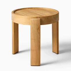 West Elm Monterey Outdoor Teak Side Table Protective Cover