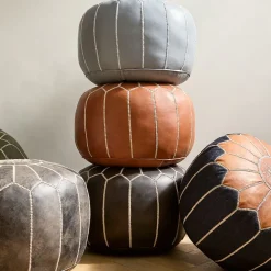 West Elm Moroccan Pouf