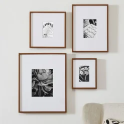 West Elm Multi-Mat Wood Gallery Frames - Walnut