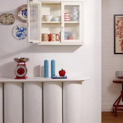 West Elm Mustard Made The Kit Glass Cabinet (24")
