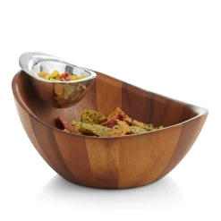 West Elm Nambe Harmony Chip & Dip