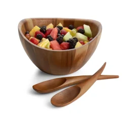 West Elm Nambe Harmony 3-Piece Salad Set