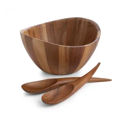 West Elm Nambe Harmony 3-Piece Salad Set