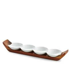 West Elm Nambe Quatro Snack & Serve Set