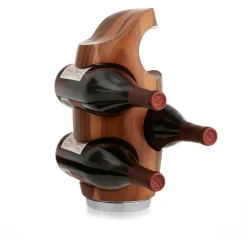 West Elm Nambe Vie Curved Wood Wine Rack