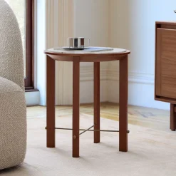 West Elm Nary Marble Side Table (17")