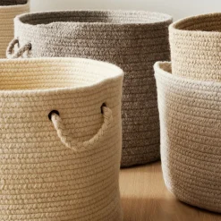 West Elm Wool Baskets