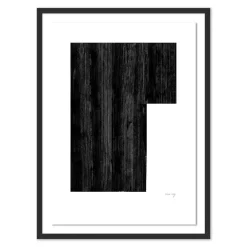West Elm Negative in Black Framed Wall Art by The Holly Collective