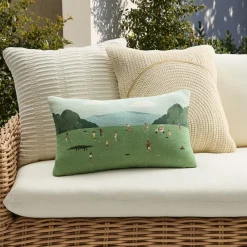 West Elm Neutral Golf Outdoor Pillow Set