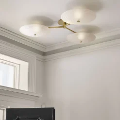 West Elm Nico 3-Light Flush Mount (36.5")