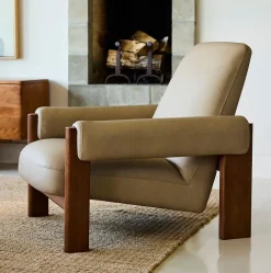 West Elm Nils Leather Chair
