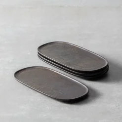 West Elm Nivo Metallic Coupe Serve Platter