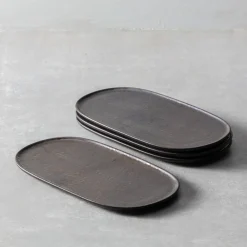 West Elm Nivo Metallic Coupe Serve Platter