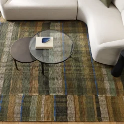 West Elm Nuri Mixed Stripe Flatweave Wool Rug