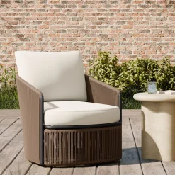 West Elm Oceana Outdoor Swivel Chair