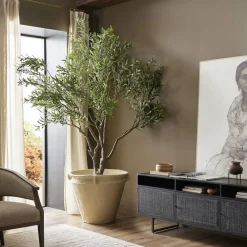West Elm Olivos Papier-Mache Planter