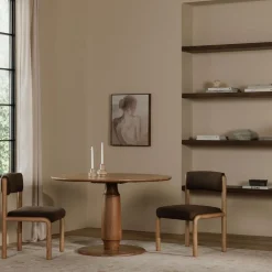 West Elm Olwen Round Dining Table (48")