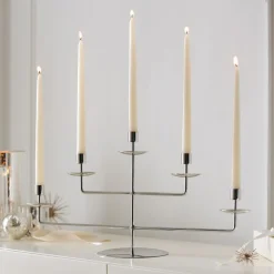 West Elm Open Box: Alta Metal Candelabra - Chrome