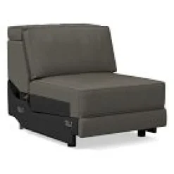 West Elm Open Box: Axel Single w/ Motion - Vegan Leather Cinder, Dark Bronze