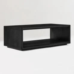West Elm Open Box: Calla Solid Wood Coffee Table (48") - Black