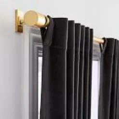 West Elm Open Box: Cotton Velvet Blackout Curtain (48"W x 108"L) - Slate