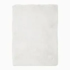 West Elm Open Box: Cozy Plush Performance Shag Rug, 5' x 8' - White