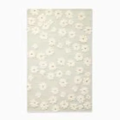 West Elm Open Box: Daisy Meadow Shag Rug, 5' x 8' - Aqua