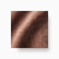 West Elm Open Box: Dalton Right-Arm Bumper Chaise - Performance Distressed Velvet Brick, Almond