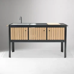 West Elm Open Box: Dante Outdoor Kitchen (68") - Black