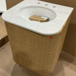 West Elm Open Box: Ellington Single Bathroom Vanity (24") - Blonde, No Hardware
