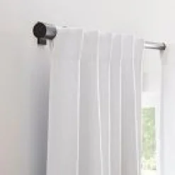 West Elm Open Box: European Flax Linen Blackout Curtain (54"W x 93"L) - White