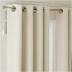 West Elm Open Box: European Flax Linen Blackout Curtain with Grommets (48"W x 108"L) - Alabaster