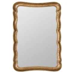 West Elm Open Box: Gilded Wave Gold Wall Mirror (28" x 40")