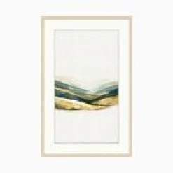 West Elm Open Box: Golden Mountain Peaks Wall Art - Frameless