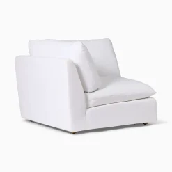 West Elm Open Box: Hampton Modular Corner - Native Linen White