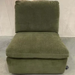 West Elm Open Box: Harmony Modular Motion Armless Single - Performance Distressed Velvet Juniper