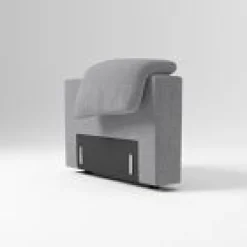 West Elm Open Box: Harmony Modular Motion Right Arm, Down Blend - Performance Distressed Velvet Pewter