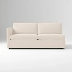 West Elm Open Box: Harris Left Sleeper Sofa - Deco Weave Sand