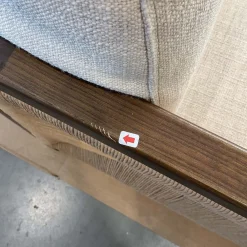 West Elm Open Box: Helen Chair - Alcala Cream, Vintage Ash