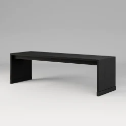 West Elm Open Box: Marlon Dining Height Communal Table (96") - Ebony On Ash