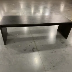 West Elm Open Box: Marlon Dining Height Communal Table (96") - Ebony On Ash