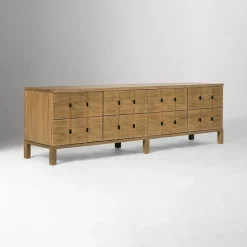 West Elm Open Box: Maude Media Console (80") - Toasted Oak