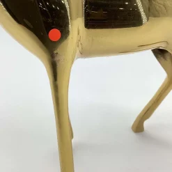 West Elm Open Box: Metal Object, Standing Reindeer - Brass