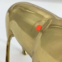 West Elm Open Box: Metal Reindeer Object, Standing - Brass