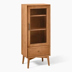 West Elm Open Box: Mid-Century Bathroom Pharmacy Cabinet - Acorn