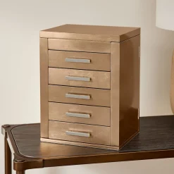 West Elm Open Box: Mid-Century Loft Jewelry Box (13.5"H) - Champagne, Tower