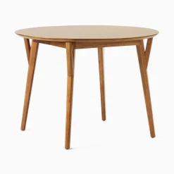 West Elm Open Box: Mid-Century Rounded Extendable Dining Table (42"-60" Seats 4-6) - Acorn