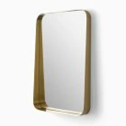 West Elm Open Box: Milbrook Mirror (23"W x 35"H) - Antique Brass