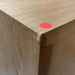 West Elm Open Box: Miles Nightstand (22") - Ivory Lacquer and Toasted Oak