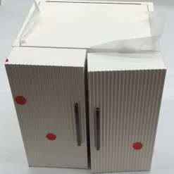 West Elm Open Box: Modern Fluted Jewelry Box, Cube (10"H) - White